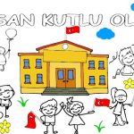 DEV BOYAMA KAĞIDI 23 NİSAN OKULLU